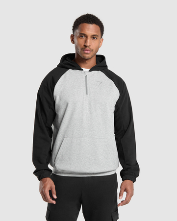 1/4 Zip Raglan Hoodie