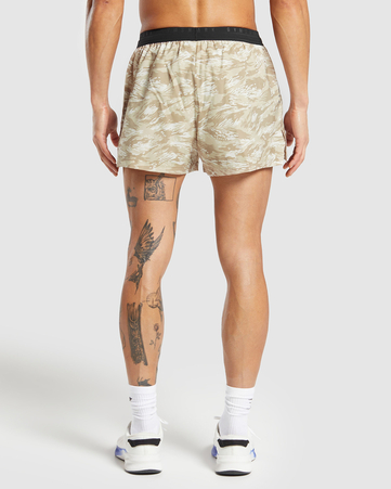 Sport Printed Run 3" Shorts