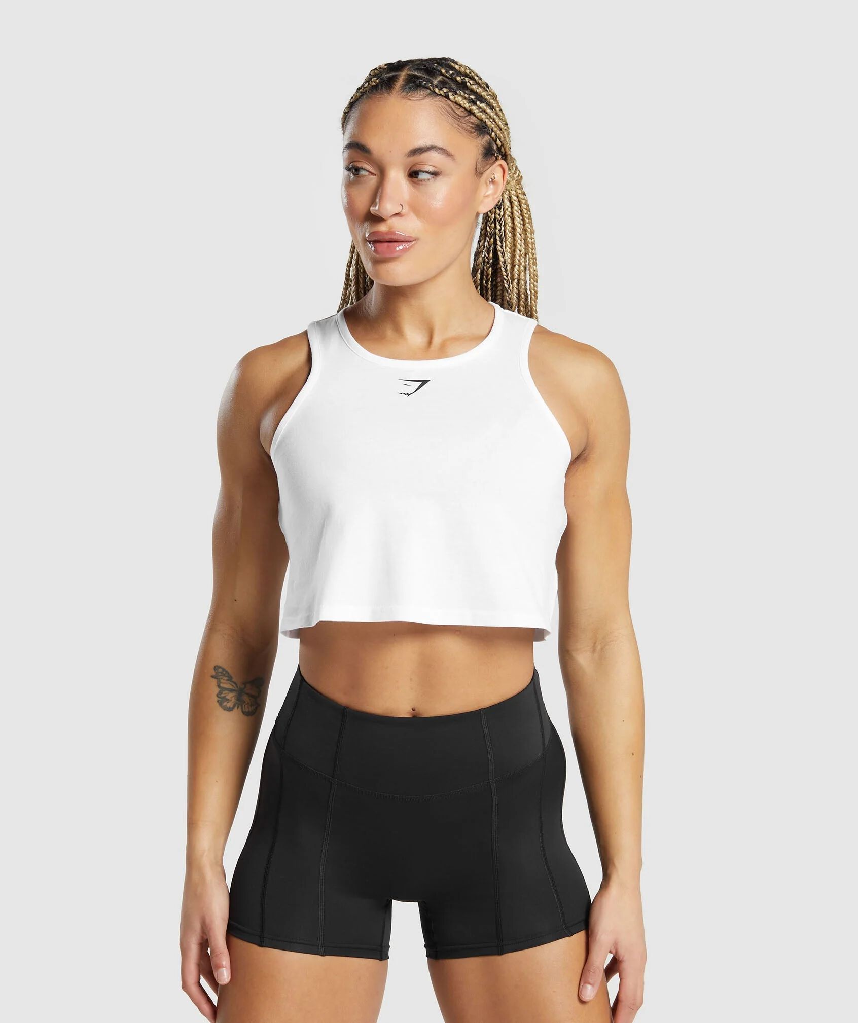 Lifting Essential Cotton Crop Tank