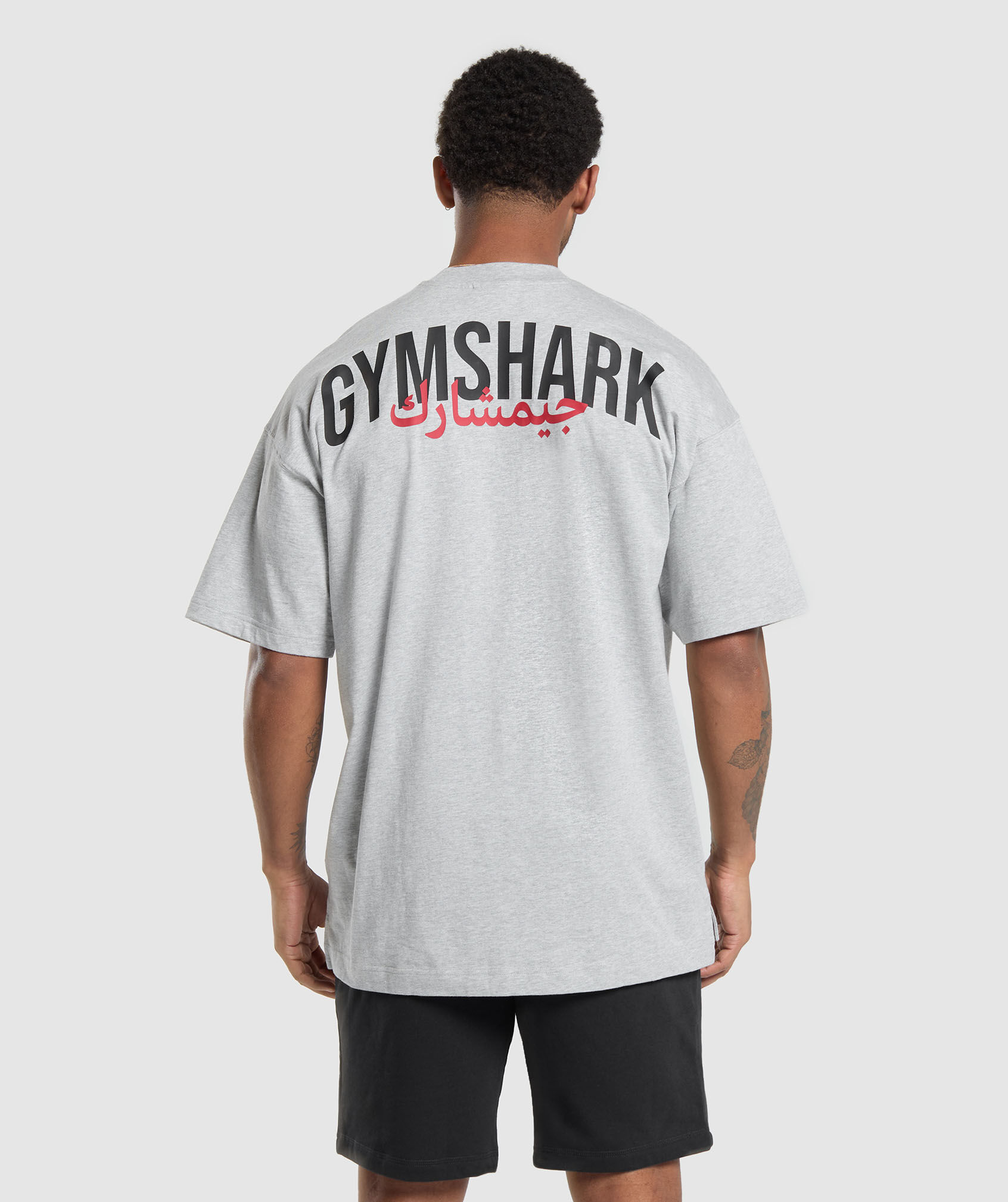 Power Overlay Oversized Graphic T-Shirt