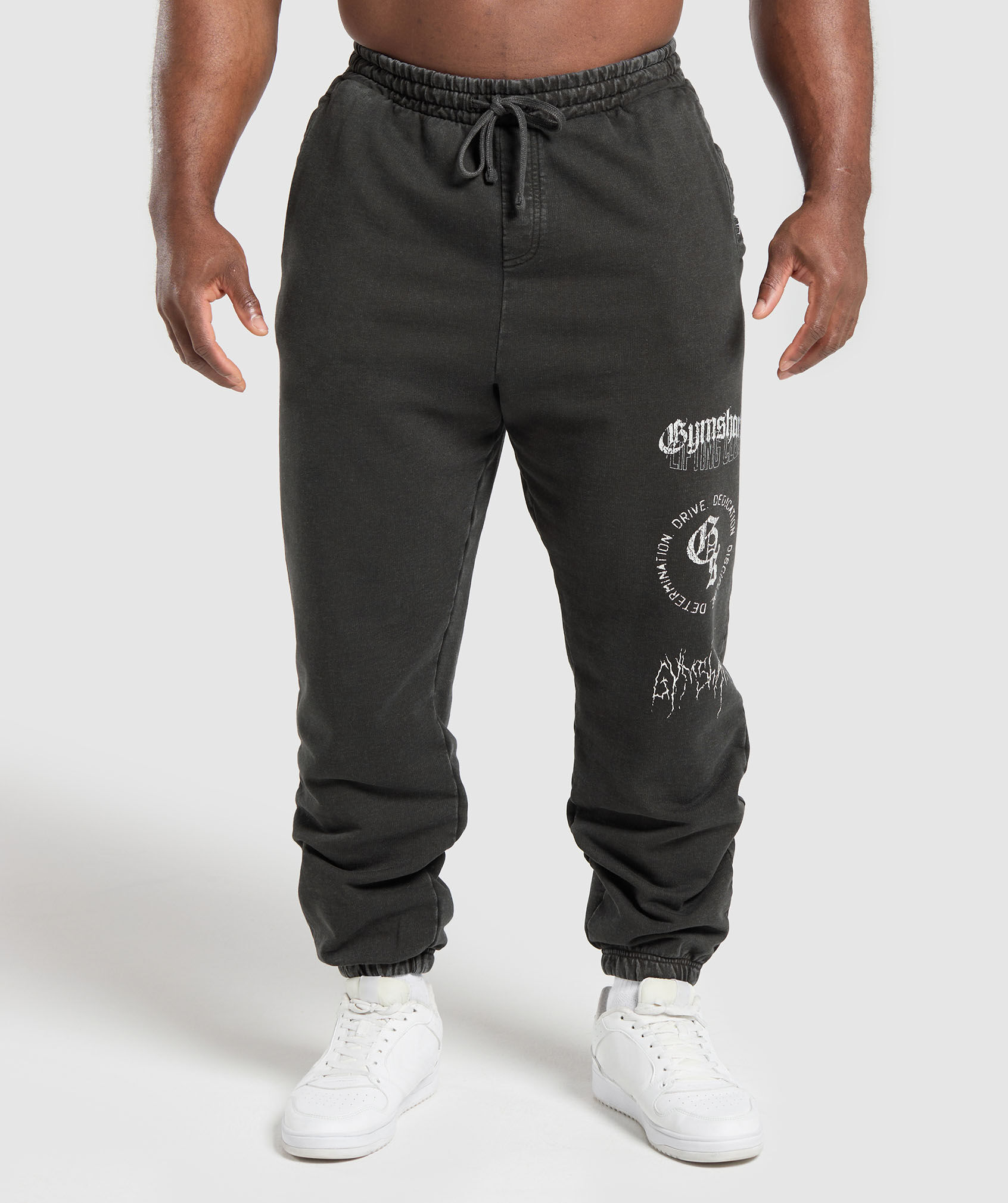 Distressed Graphic Jogger