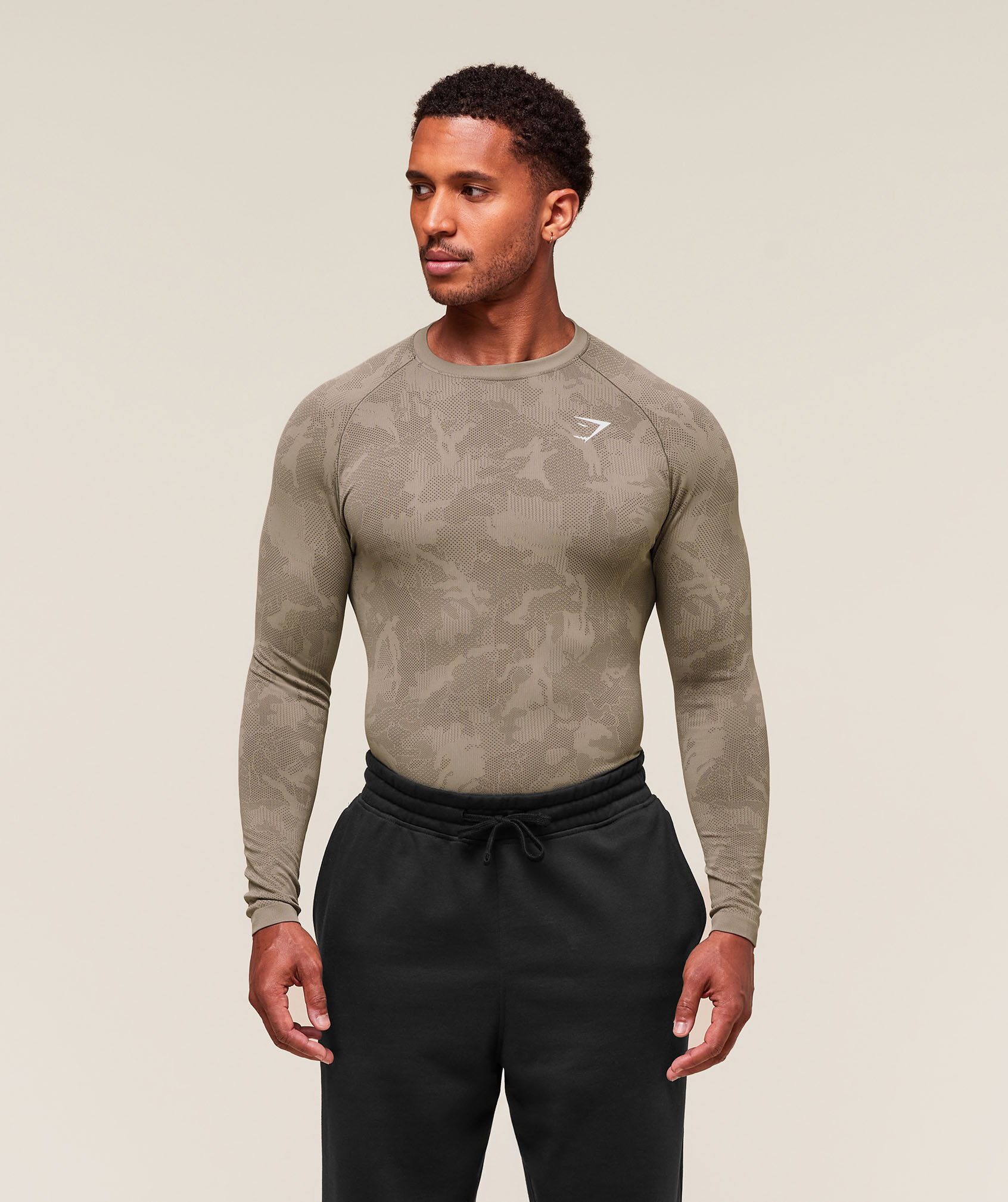 Geo Seamless Long Sleeve T-Shirt