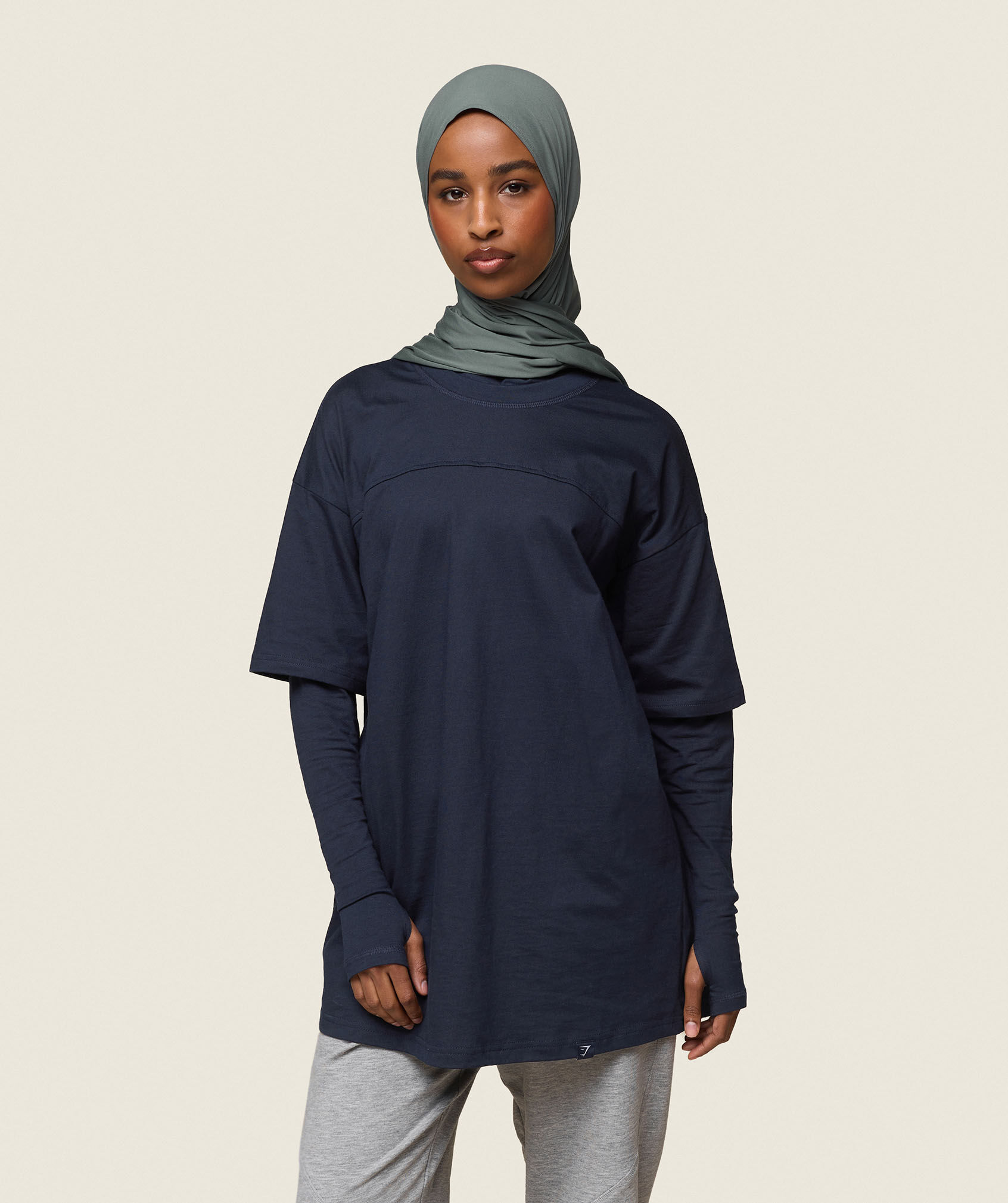 GS x Leana Deeb Oversized Long Sleeve T-Shirt