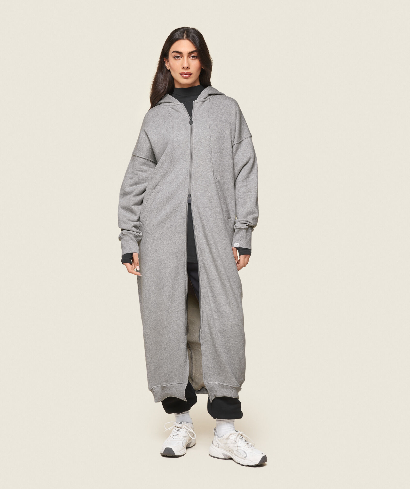 GS x Leana Deeb Oversized Longline Zip Through