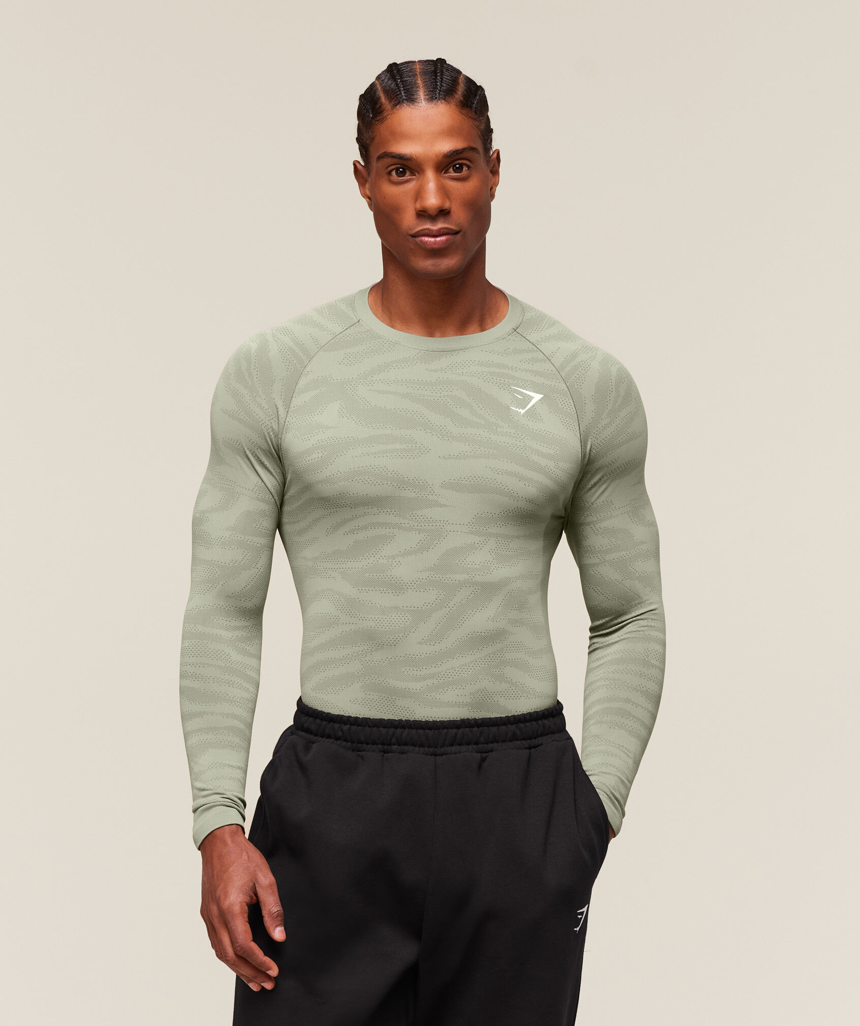 Geo Animal Seamless Long Sleeve T-Shirt