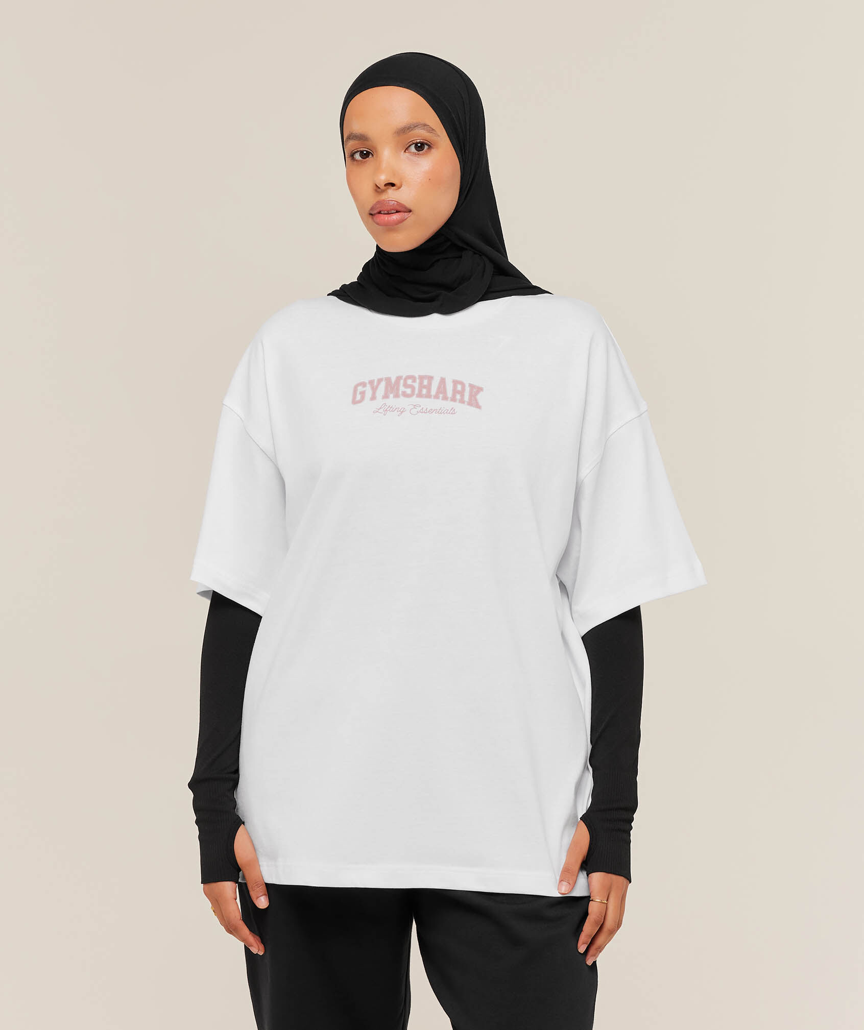 Lifting Club Graphic Oversized T-Shirt