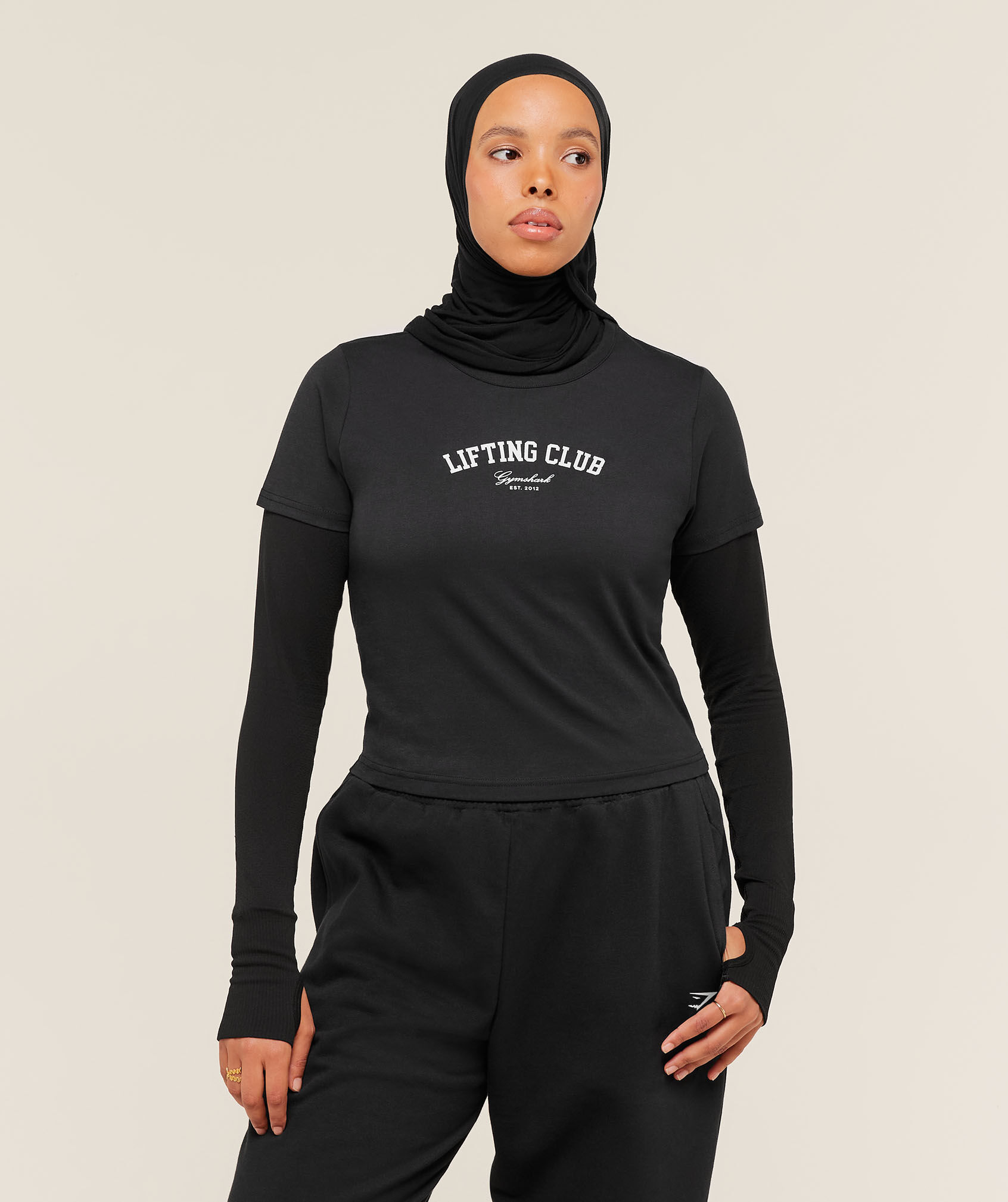 Lifting Club Graphic Baby Tee