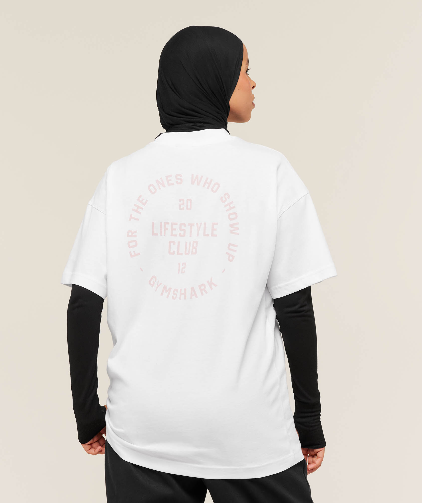 2012 Lifting Club Graphic Oversized T-Shirt