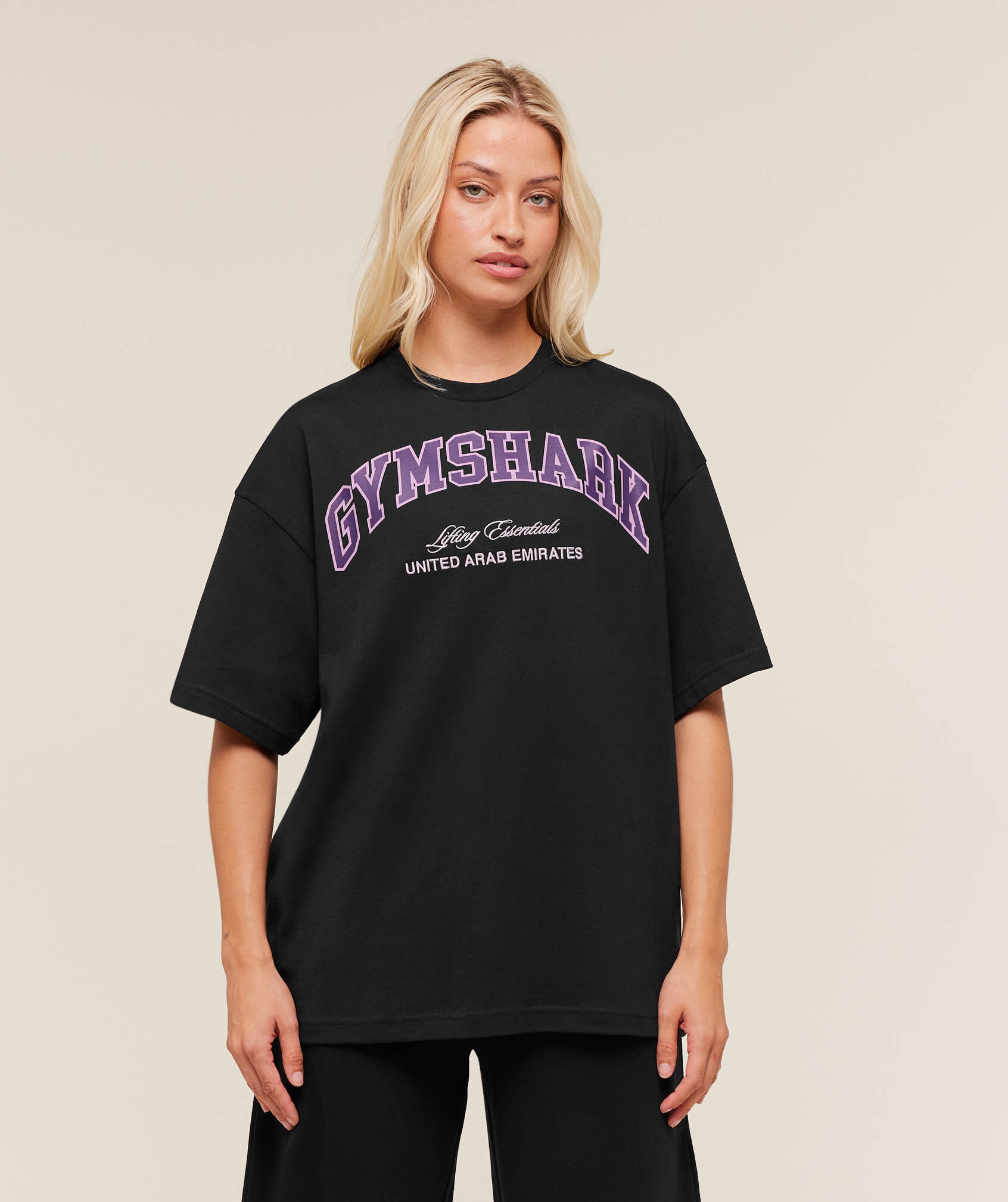Arabic Fitness Graphic T-Shirt