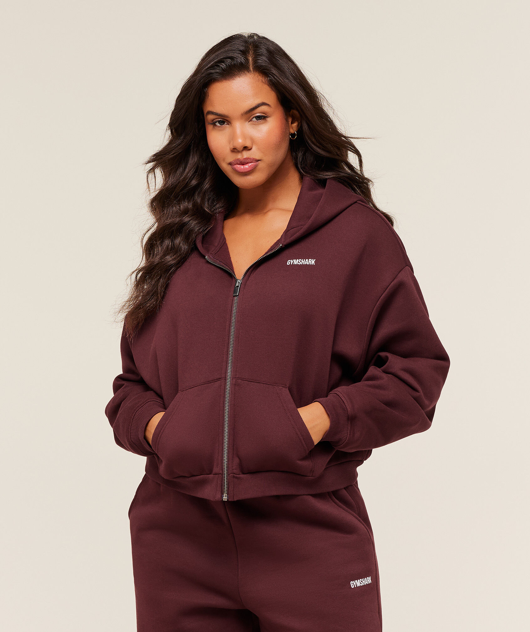 Cosy Luxe Zip Through Hoodie
