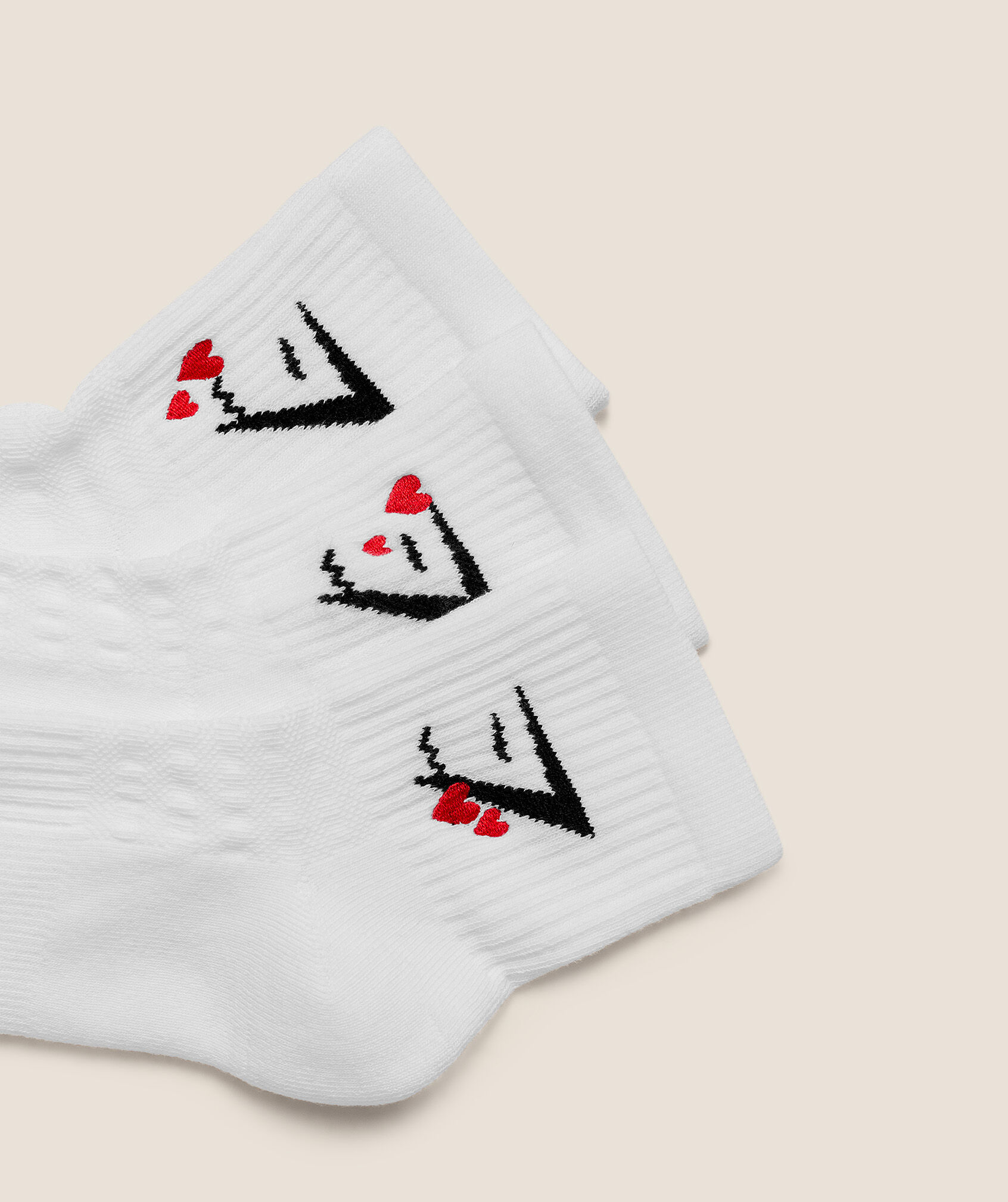 Sharkhead Hearts Graphic Midi 3pk