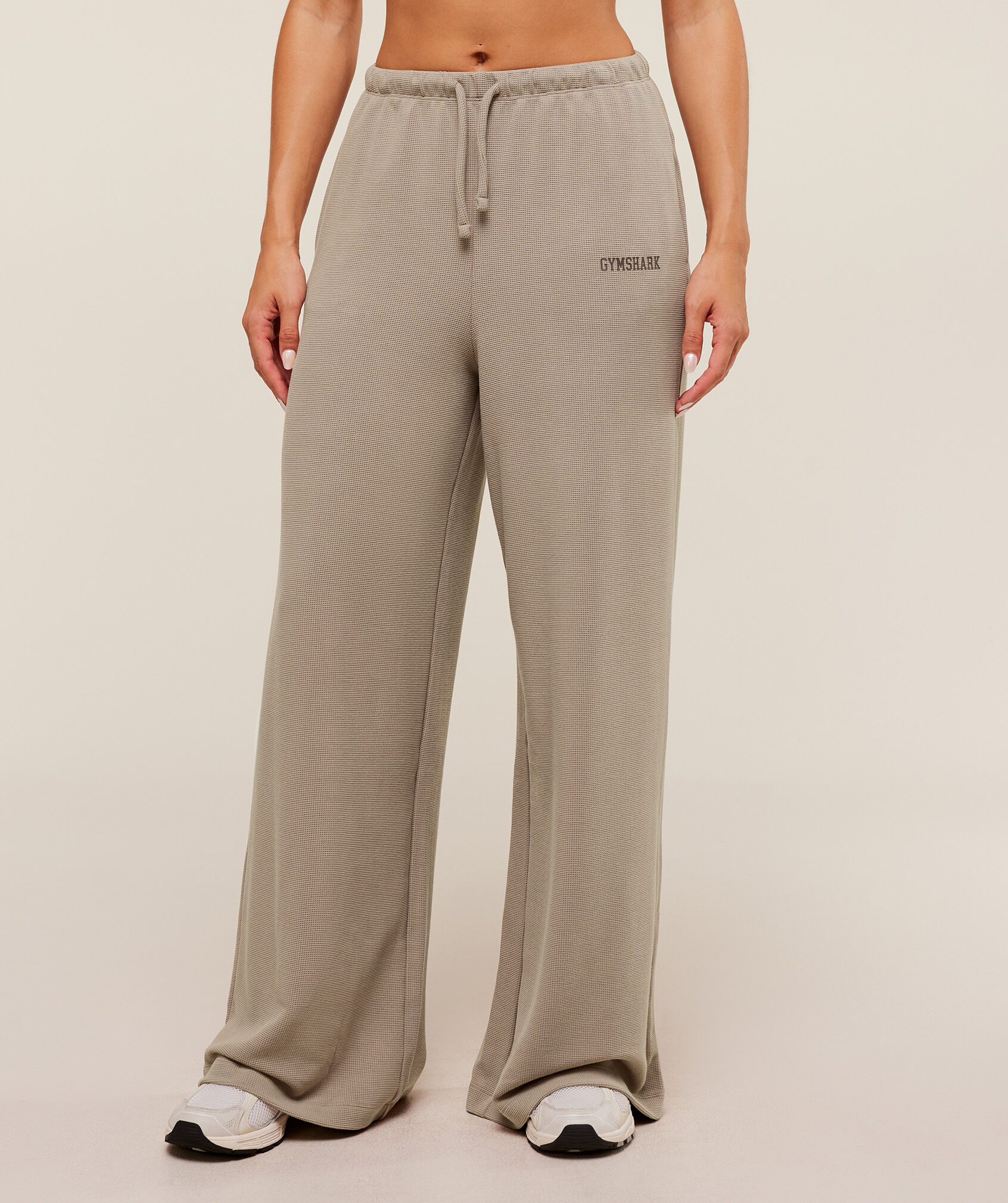 Waffle Wide Leg Pants