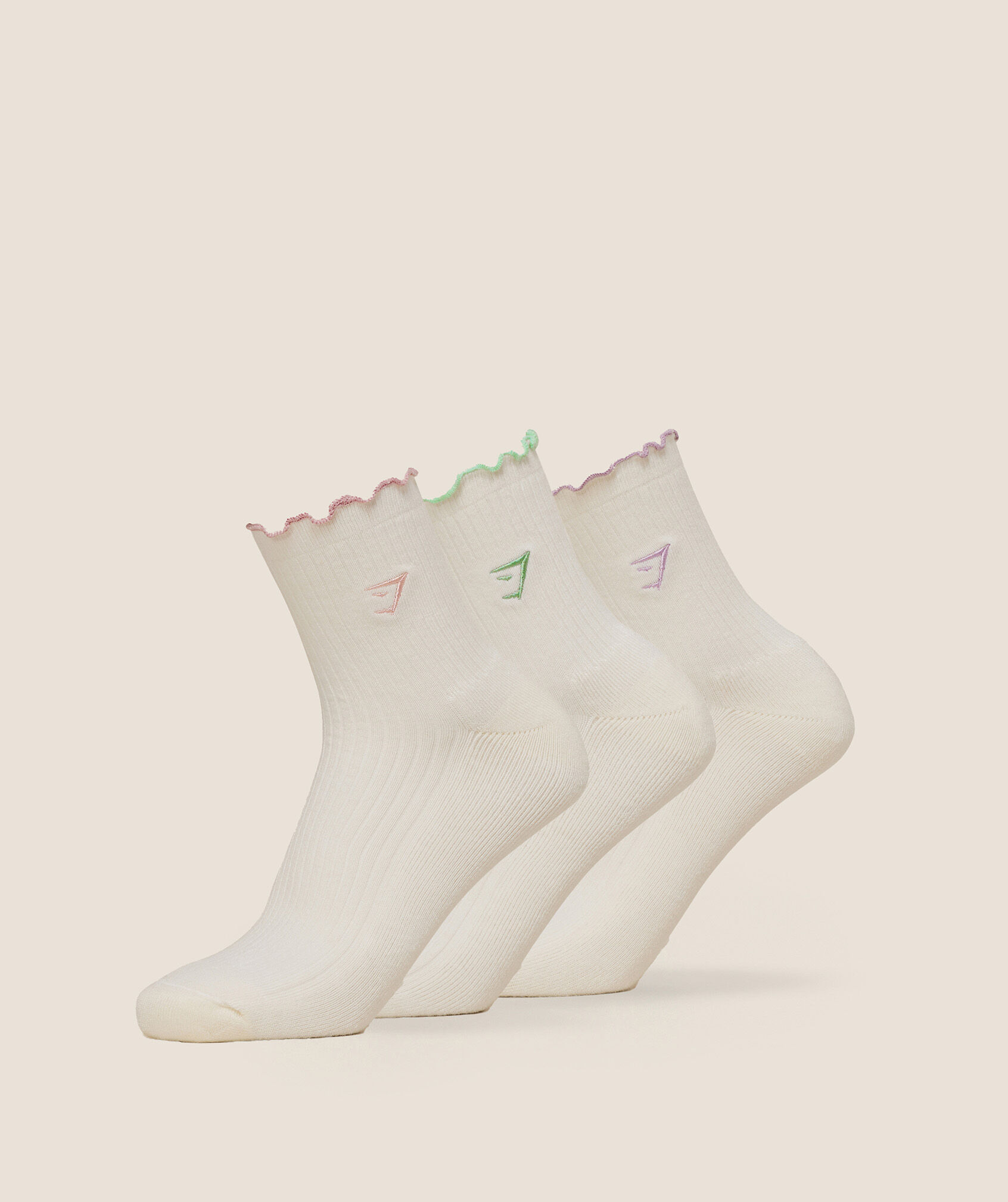 Weight Doodle Graphic Frill Midi 3pack