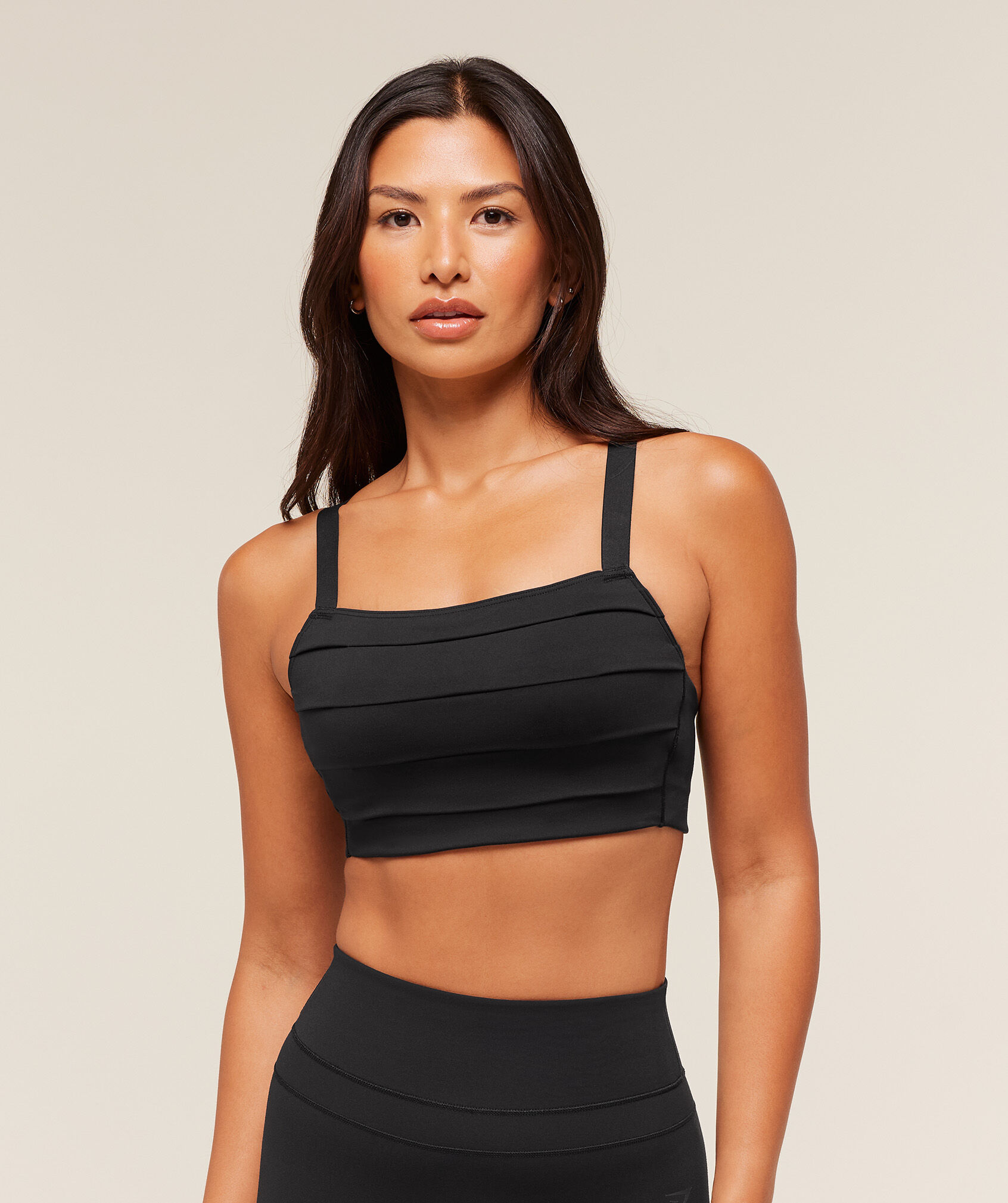 Pleated Sports Bra
