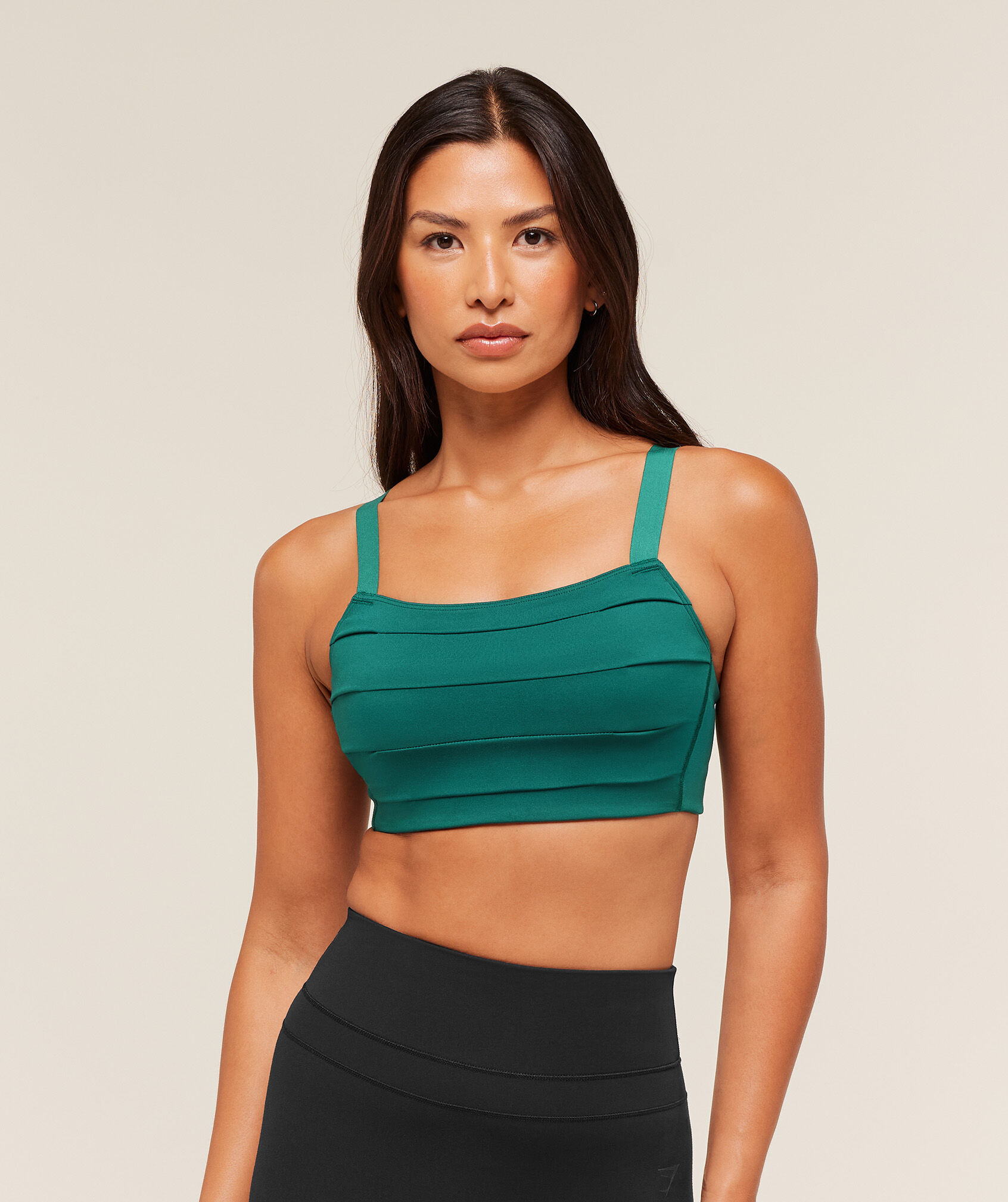 Pleated Sports Bra