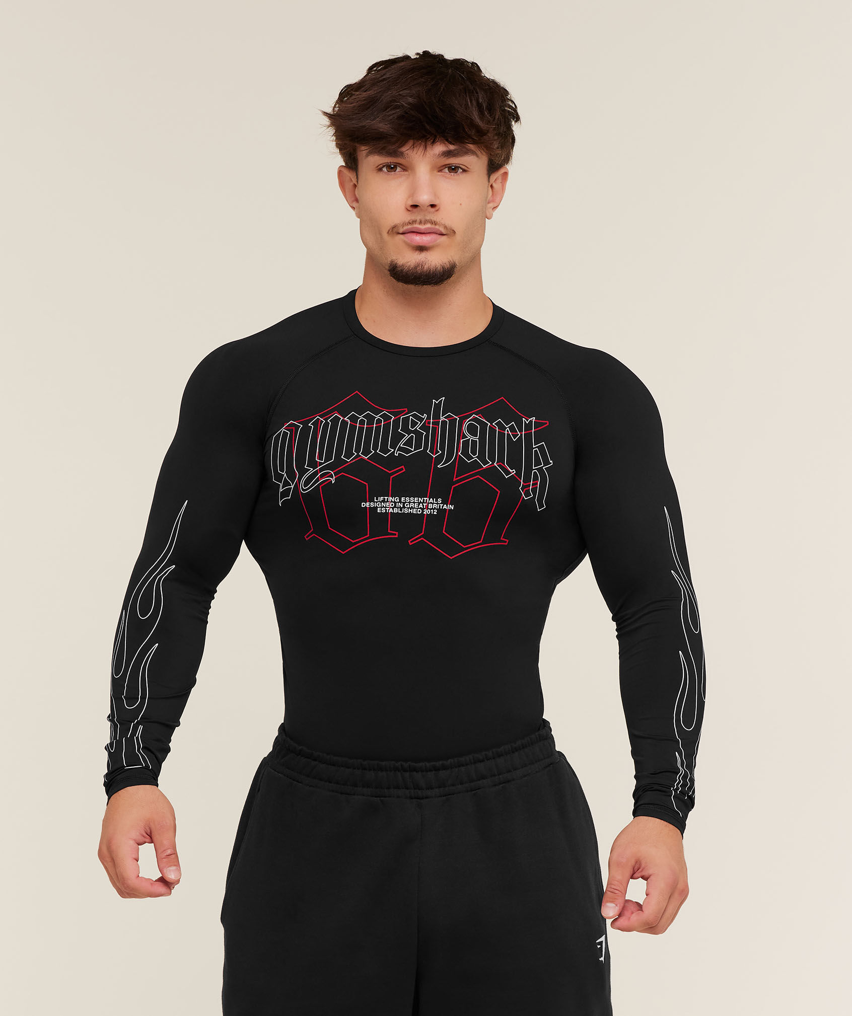 Outline Graphic Long Sleeve Baselayer