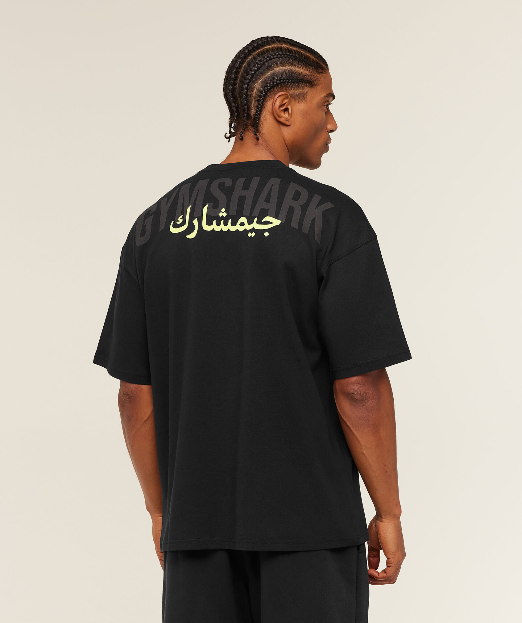 Power Overlay Oversized Graphic T-Shirt