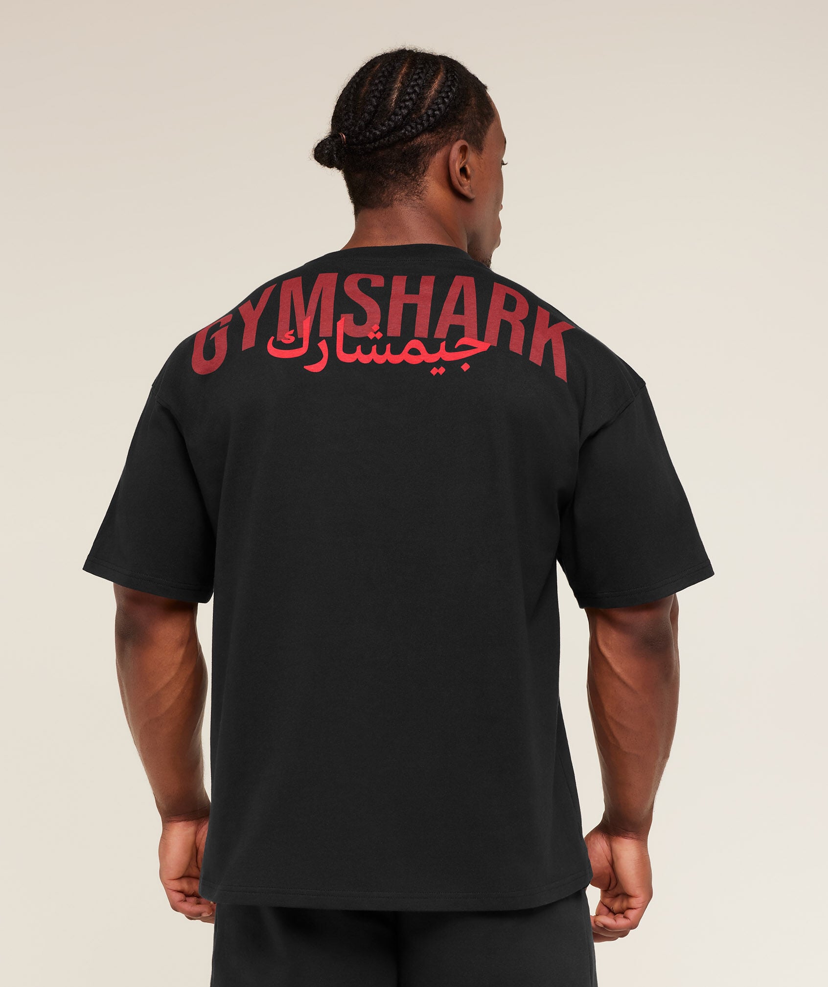 Power Overlay Oversized Graphic T-Shirt