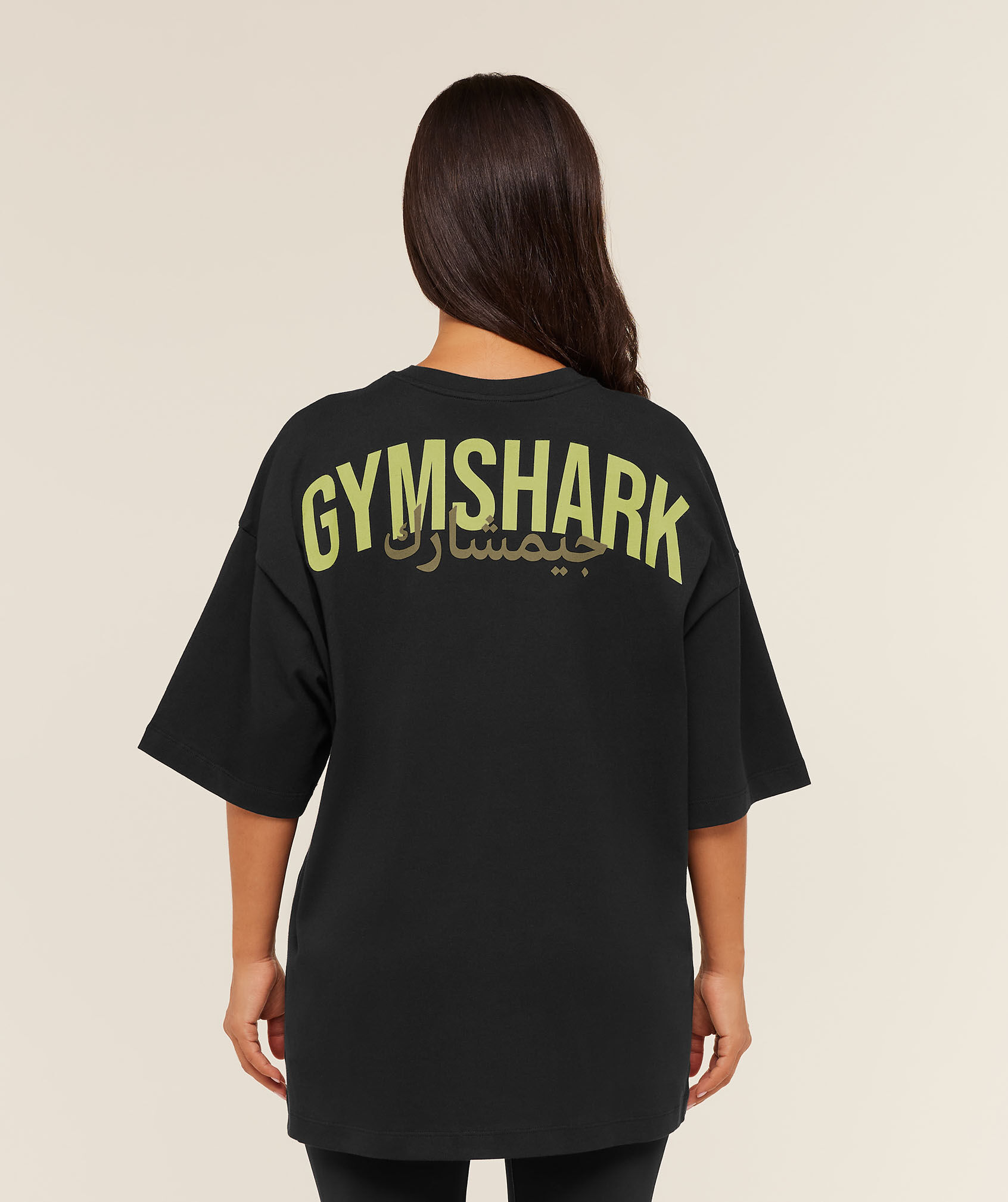 Power Overlay Oversized Graphic T-Shirt