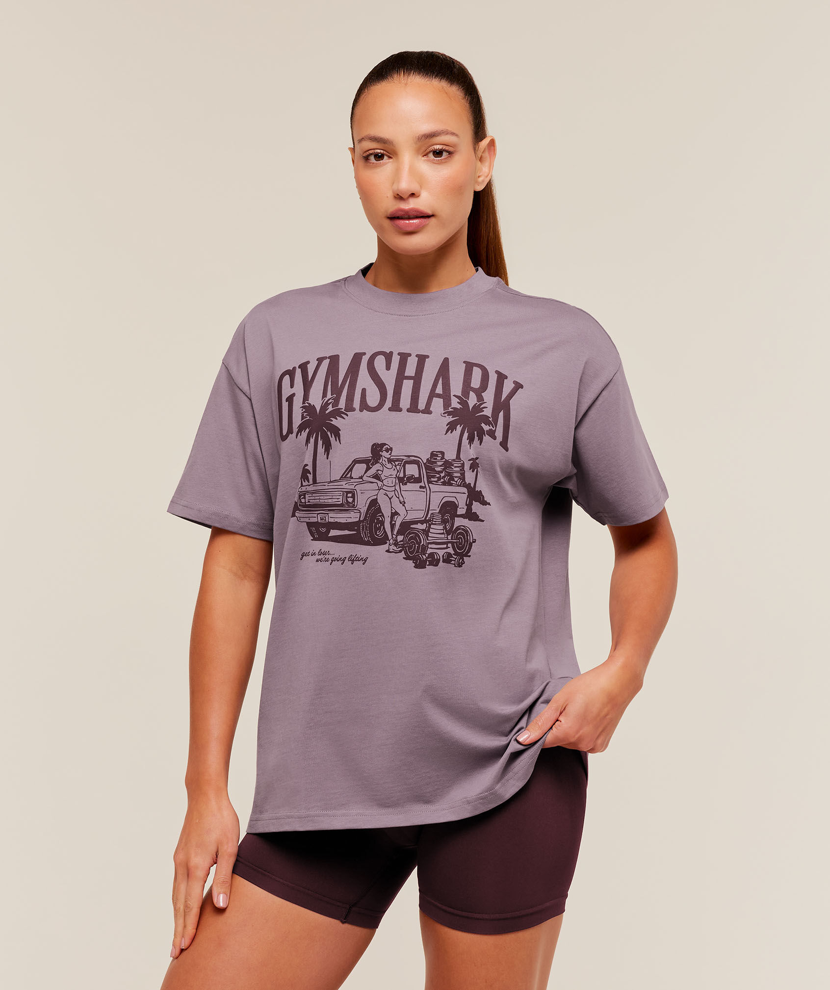 Pick Up Truck Graphic Short Sleeve T-Shirt