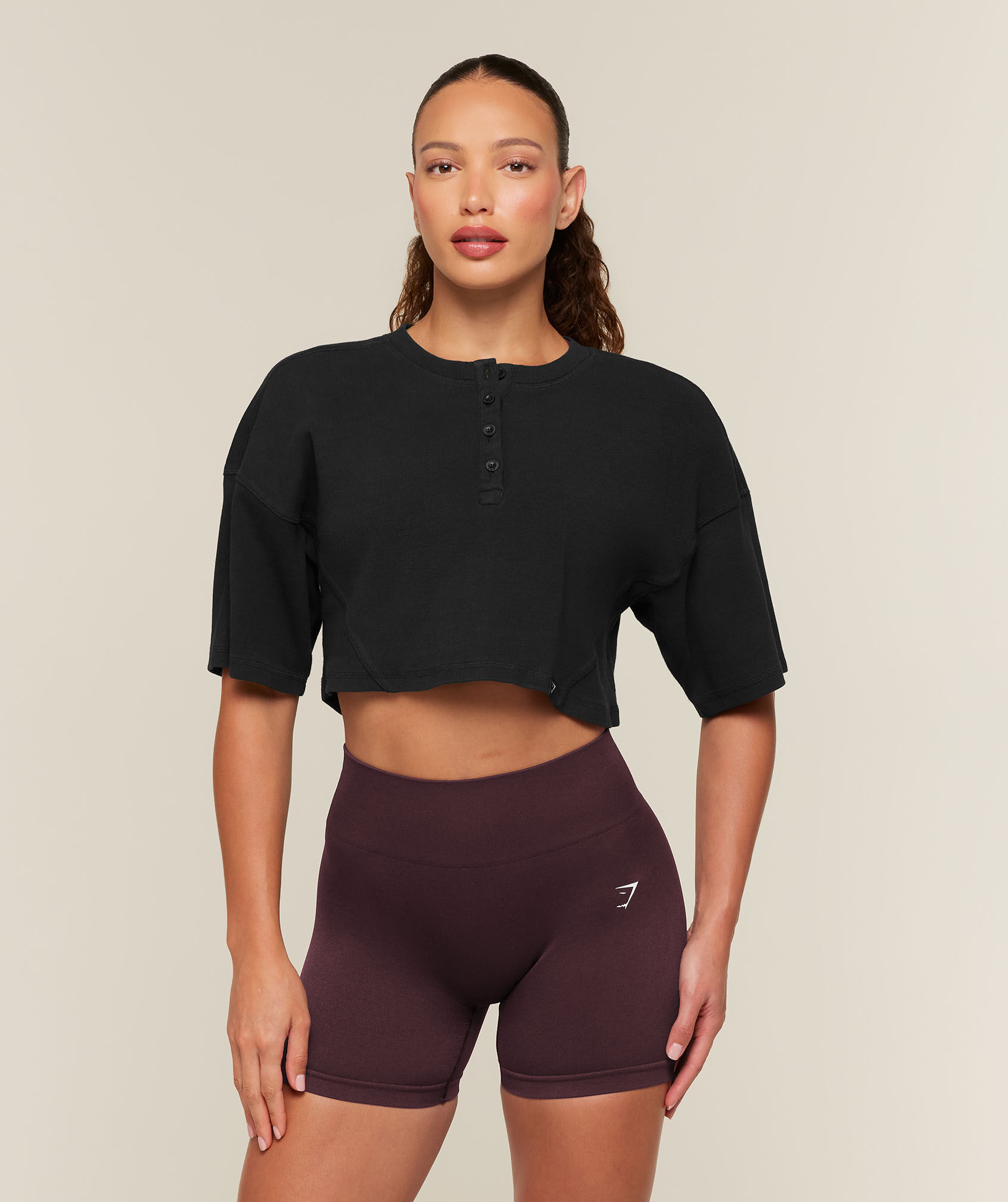 Power Rib Henley T-Shirt