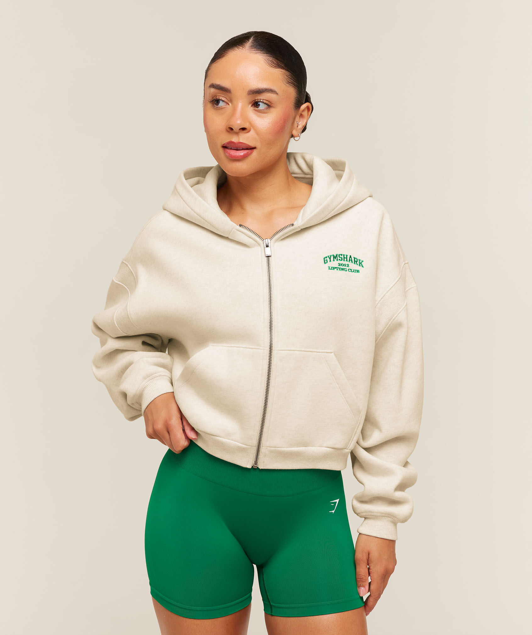 Cosy Luxe Campus Edit Full Zip Hoodie