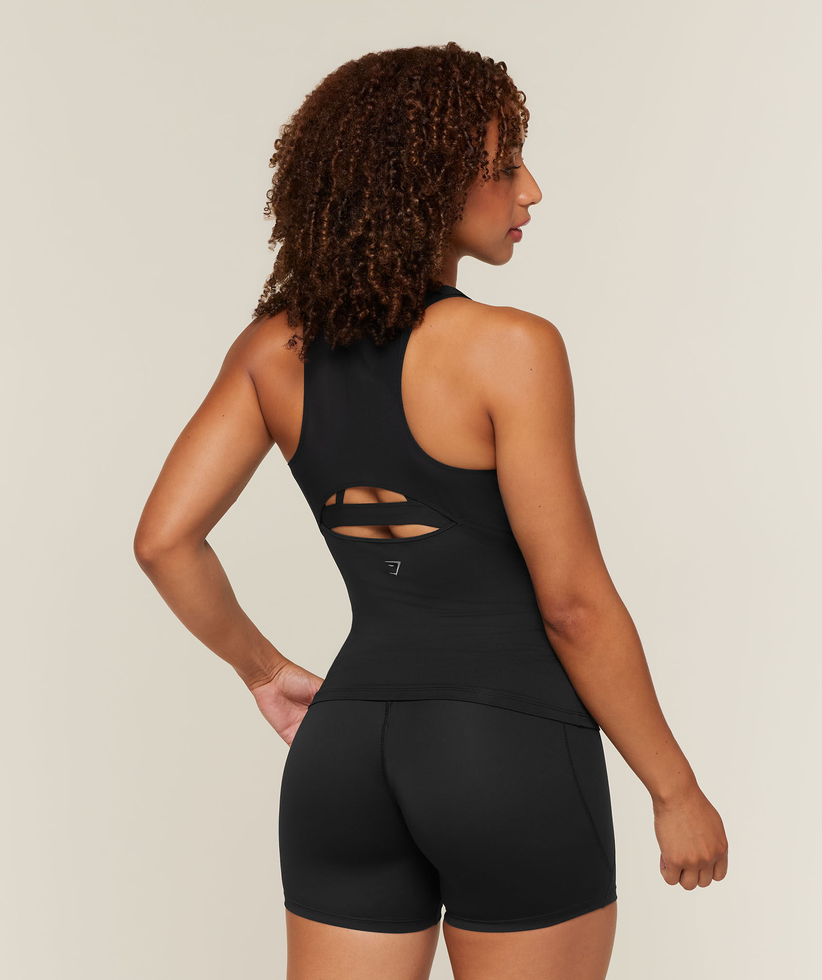 Running Sleeveless Mesh Back Top