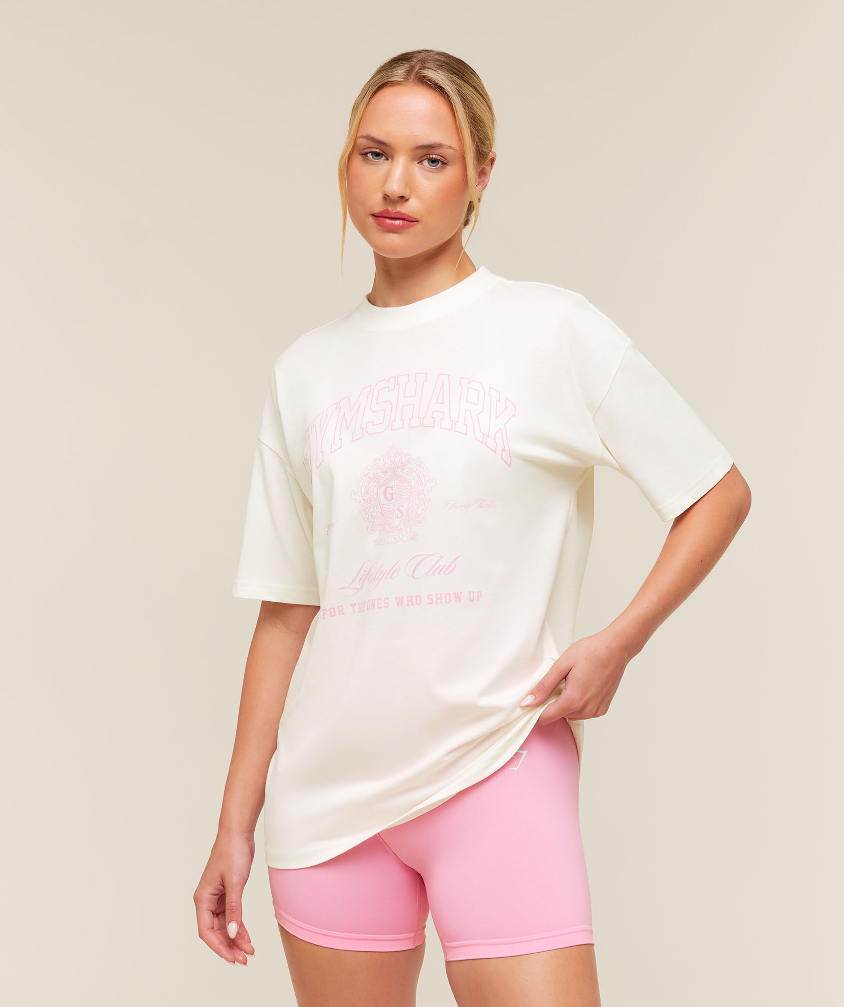 College Crest Oversized T-Shirt