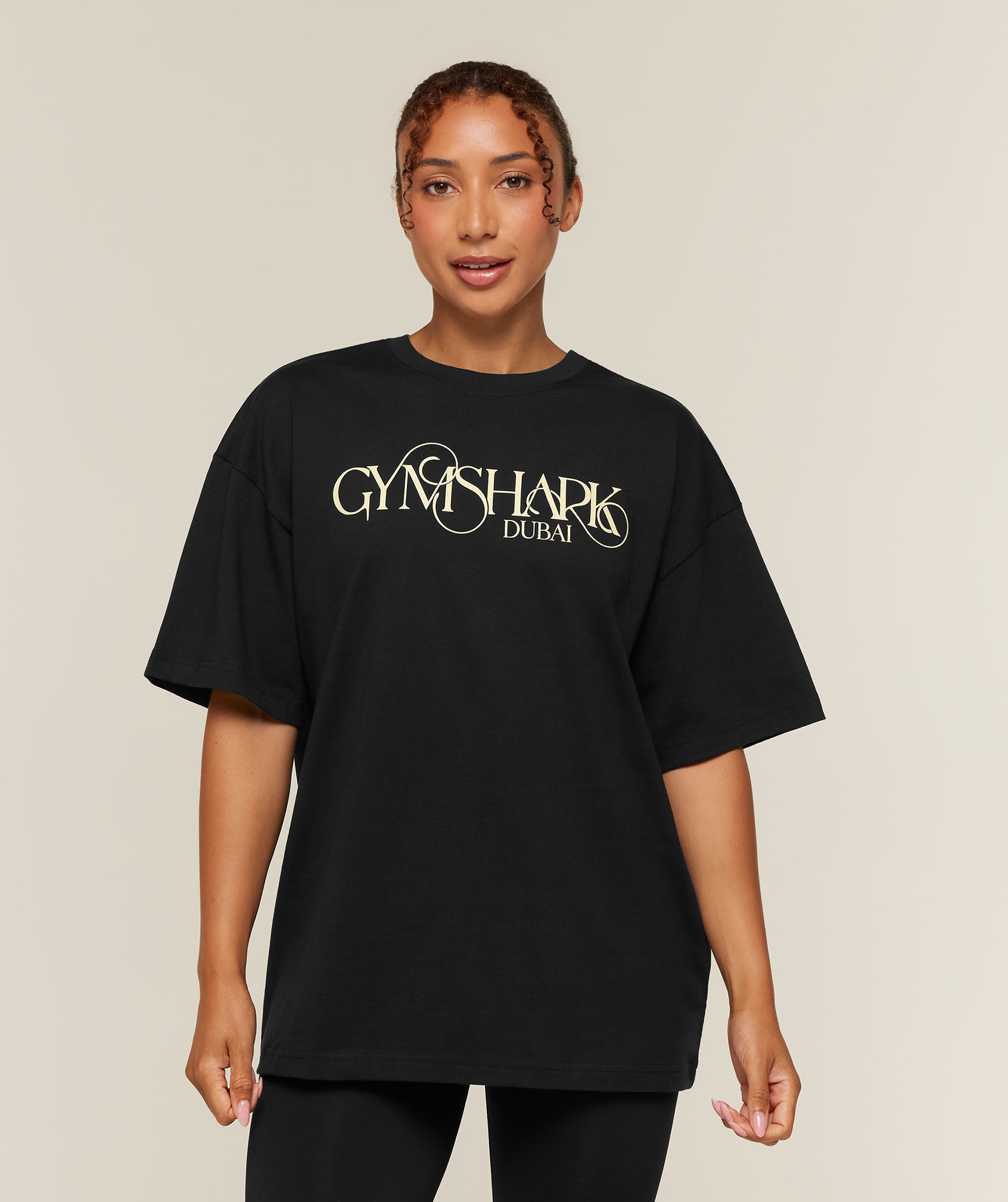 Curly Font Dubai Graphic T-Shirt