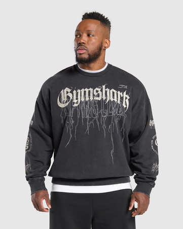 Distressed Graphic Crew