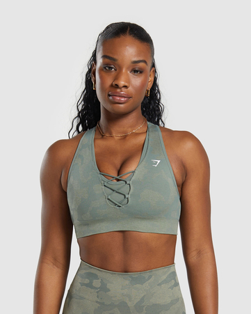 Adapt Camo Seamless Sports Bra