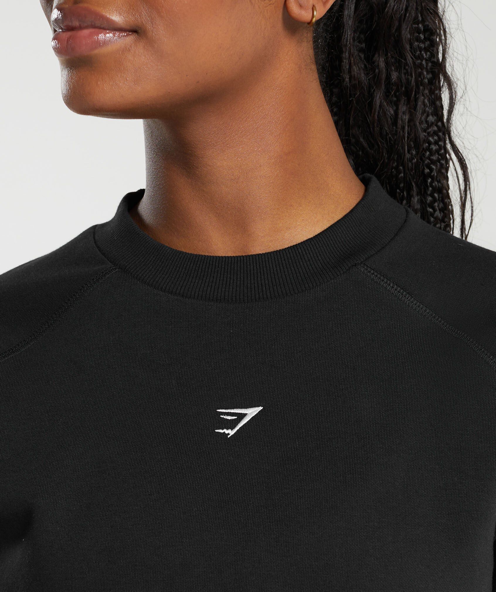 Training Fleece Cropped Sweatshirt