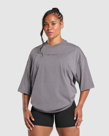 Embroidered Gymshark Oversized T-Shirt