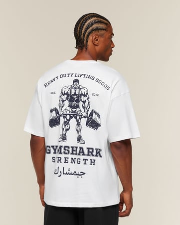 Strength Arabic Graphic T-Shirt
