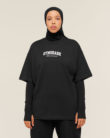 Lifting Club Graphic Oversized T-Shirt