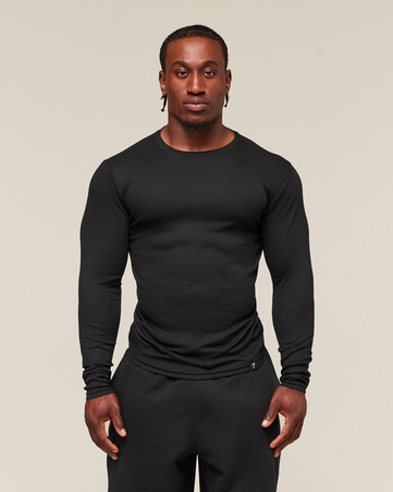Ribbed Long Sleeve T-Shirt