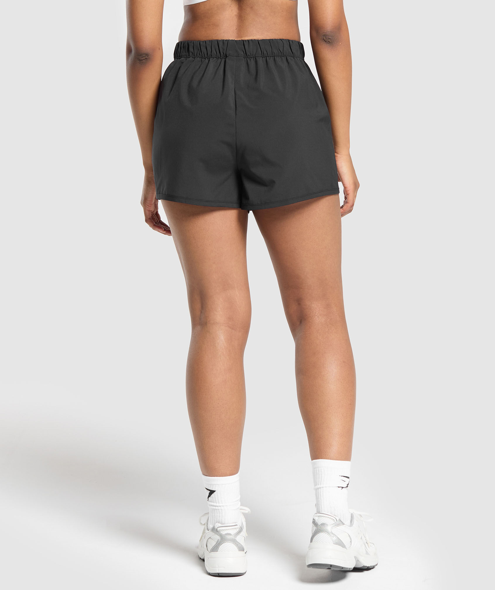 Scallop Hem Shaped Short