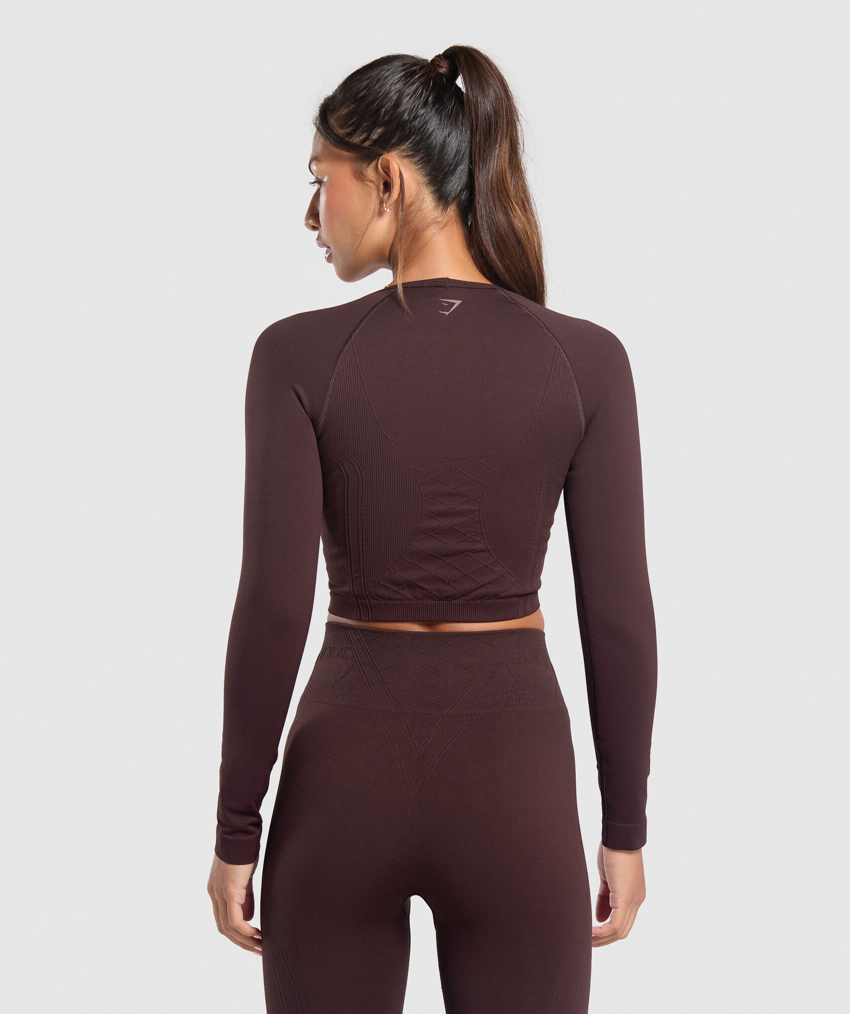 Corset Seamless Long Sleeve Top