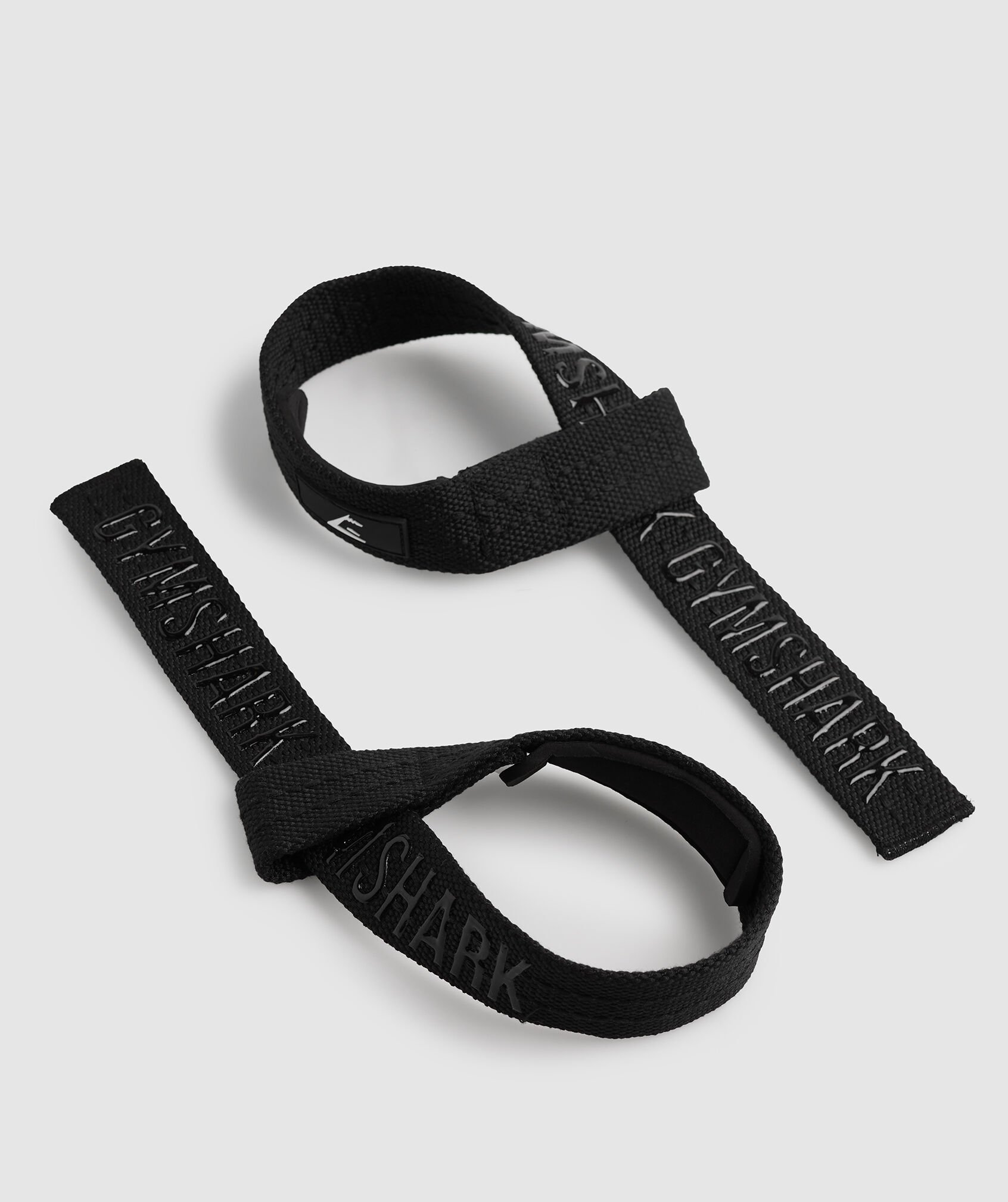 Shop Silicone Lifting Straps BLACK Gymshark Dubai, UAE
