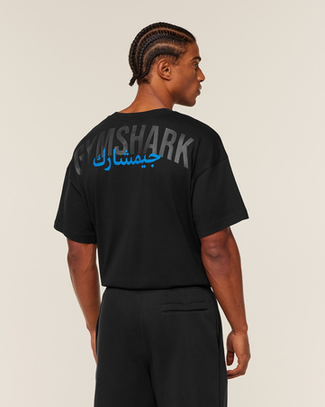 Power Overlay Oversized Graphic T-Shirt