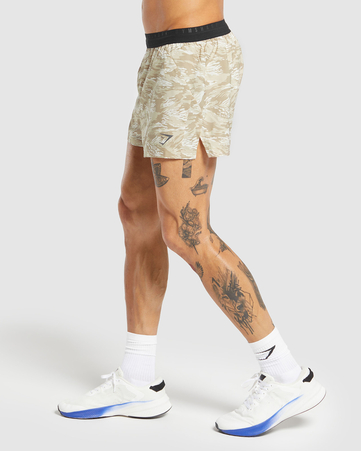 Sport Printed Run 3" Shorts