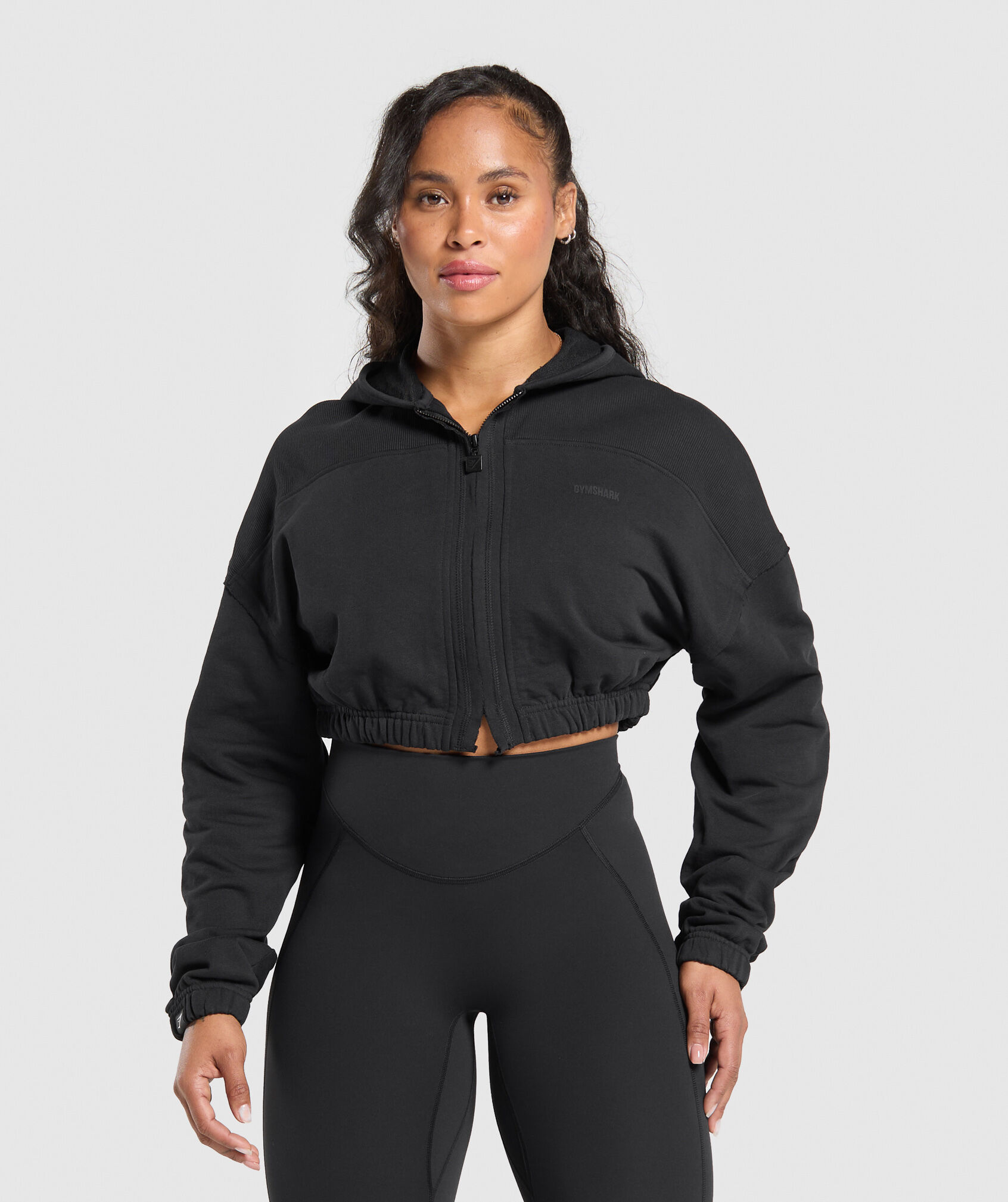 Superset Crop Zip Hoodie