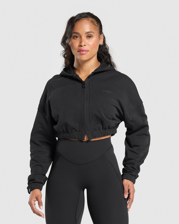 Superset Crop Zip Hoodie
