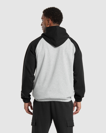 1/4 Zip Raglan Hoodie