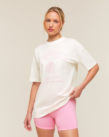 College Crest Oversized T-Shirt