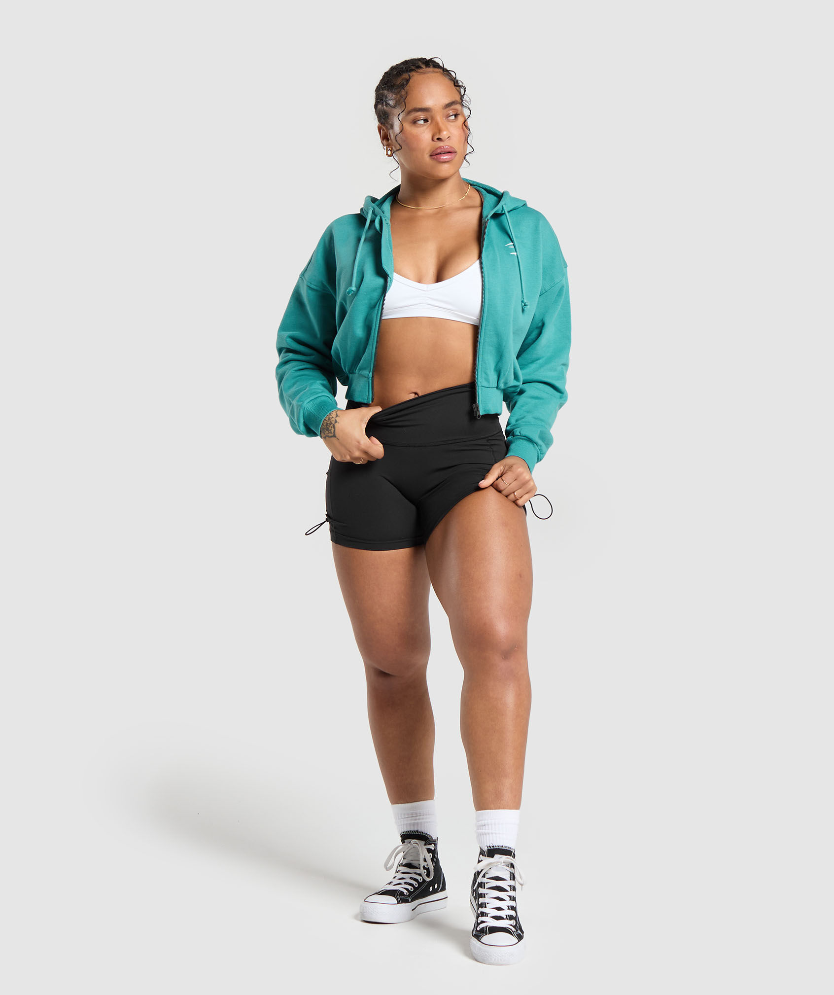 Gymshark Power Midi Zip Hoodie
