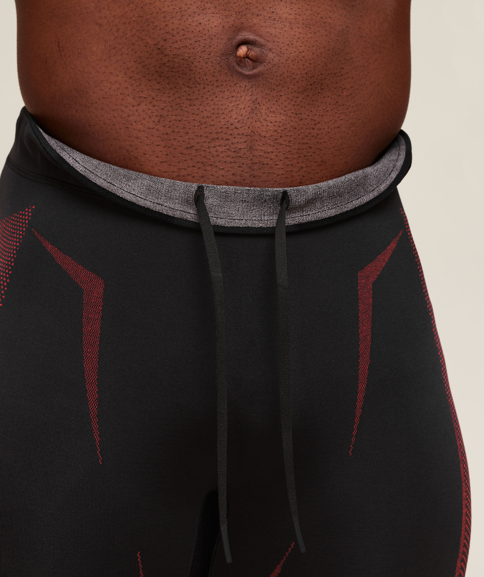 Shop Onyx 5.0 Seamless Tight Black/ Carmine Red - Gymshark Oman