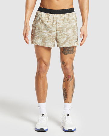 Sport Printed Run 3" Shorts