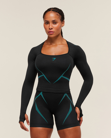 Apex Lift Seamless Long Sleeve Crop Top