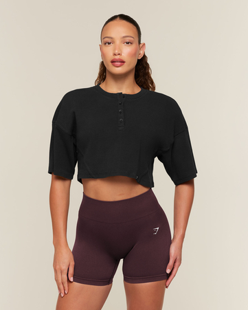 Power Rib Henley T-Shirt